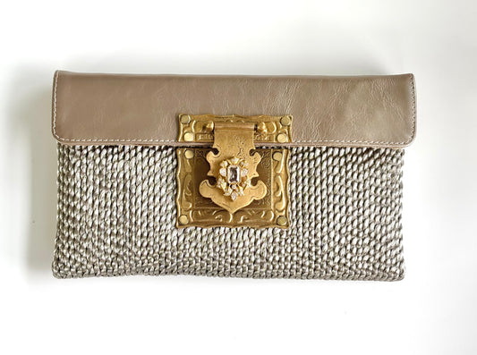 THE FILATO - LEATHER FLAP CLUTCH