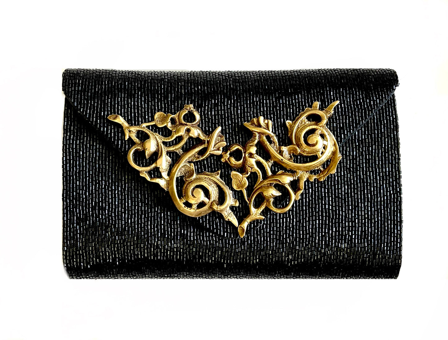 THE BEADED BAROQUE CLUTCH