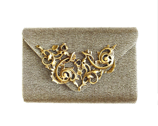 THE BEADED BAROQUE CLUTCH