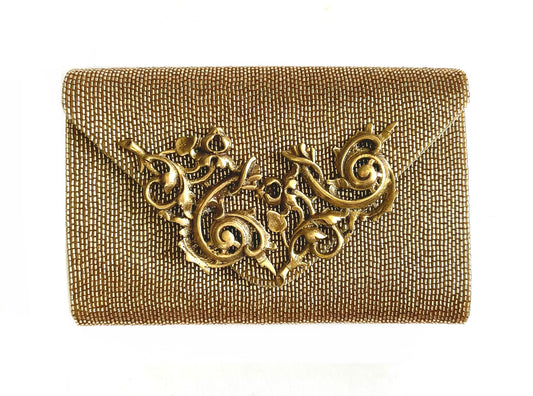 THE BEADED BAROQUE CLUTCH
