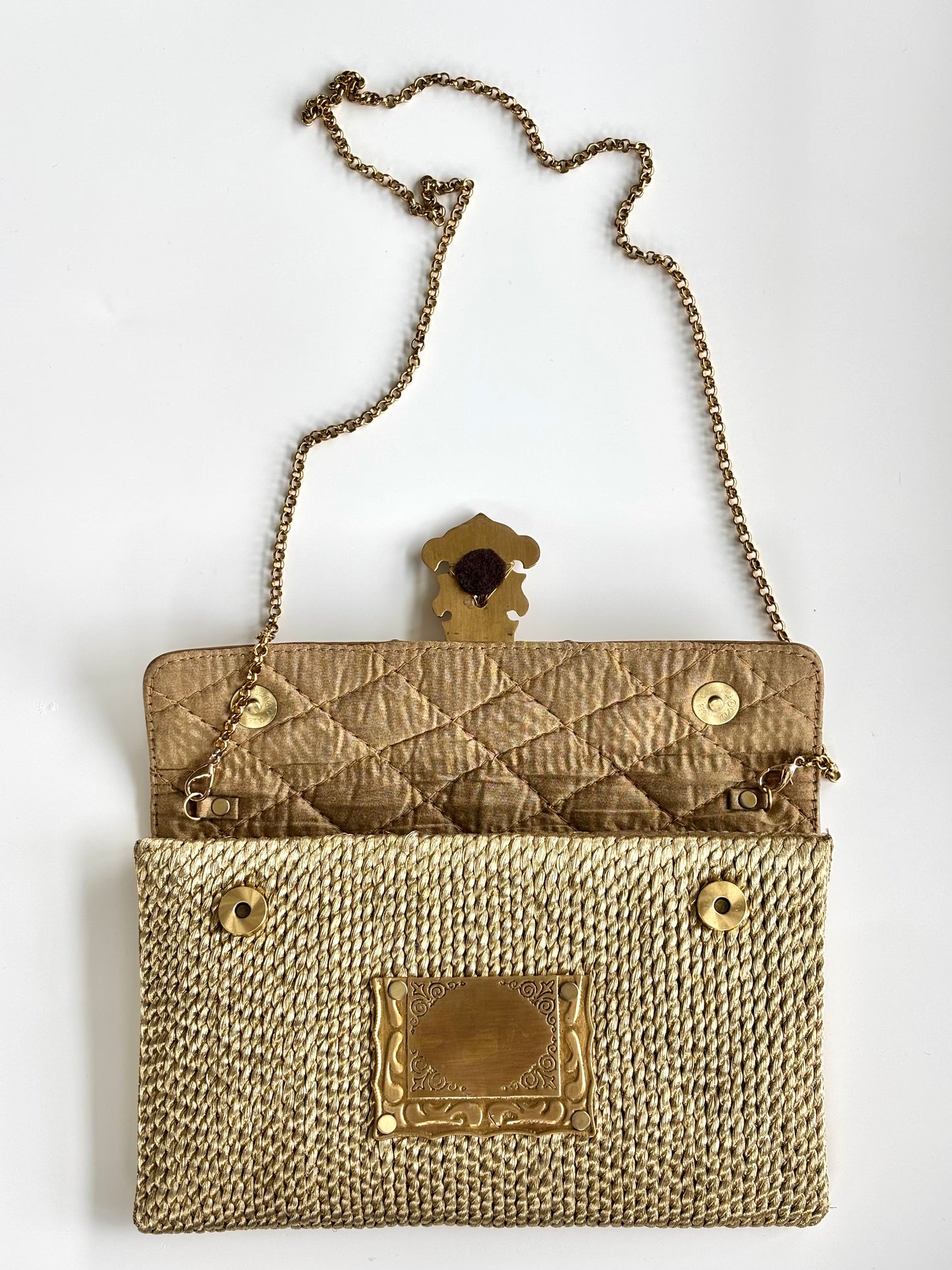 THE FILATO - LEATHER FLAP CLUTCH