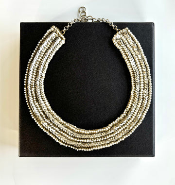THE COLONNE NECKLACE WITH PEARL