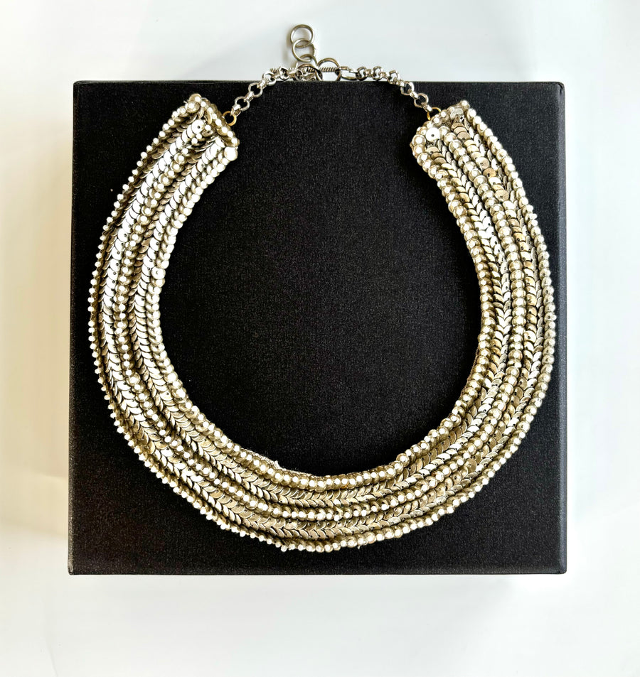 THE COLONNE NECKLACE WITH PEARL