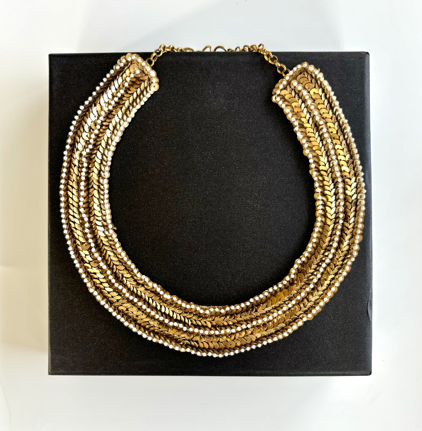 THE COLONNE NECKLACE WITH PEARL