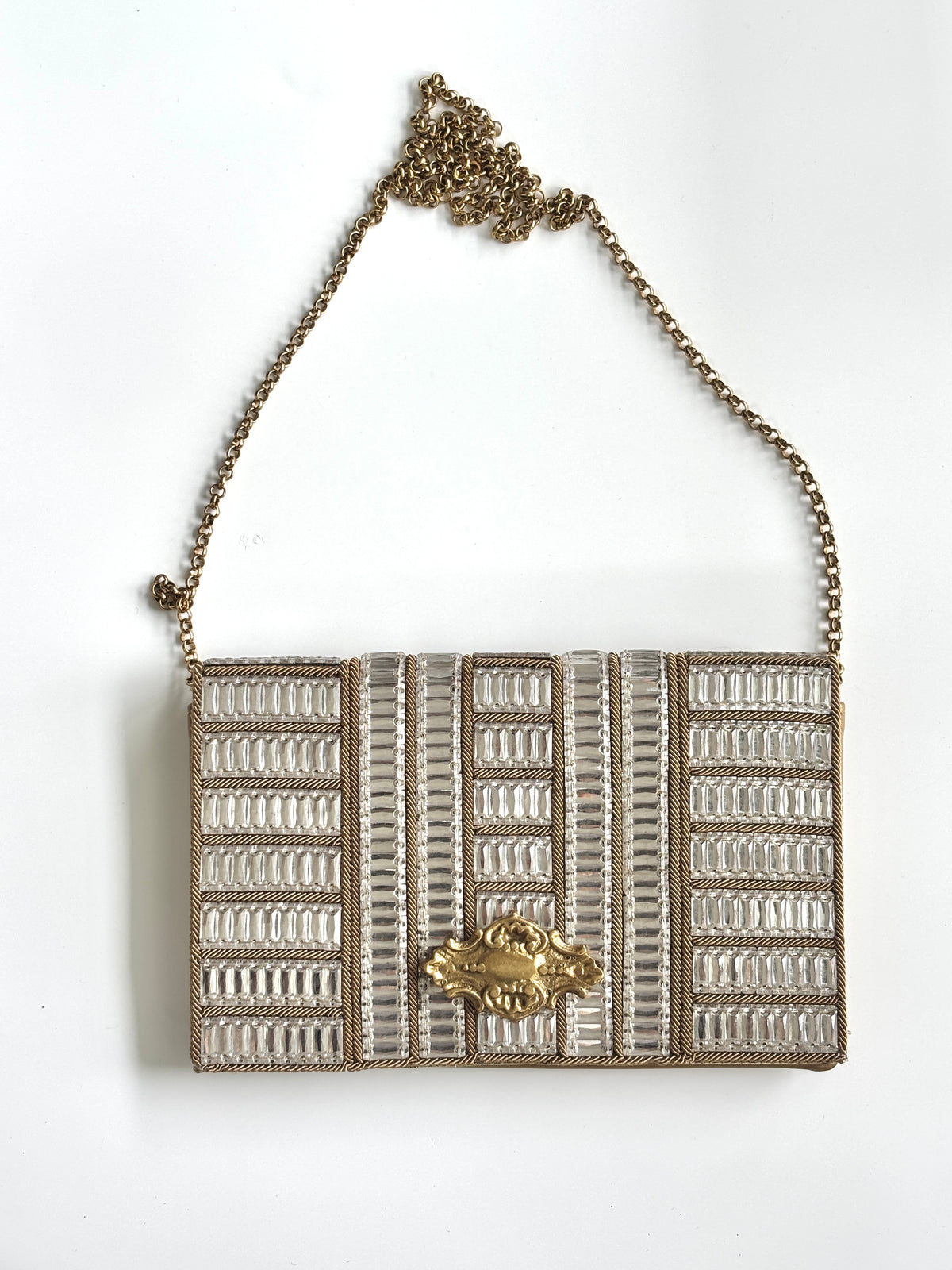 THE MINI INGOT IN CRYSTAL CLUTCH