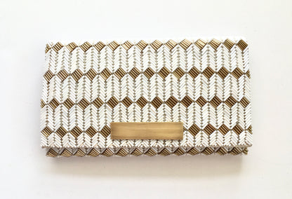 THE DECO CHEVRON CLUTCH